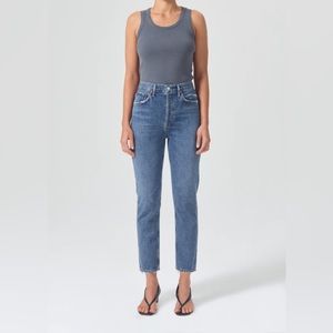 Agolde ~ Riley High Rise Straight Crop ~ Size 28